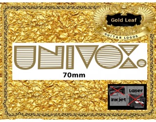 Univox Guitar Decal Headstock Restoration Logo #99g